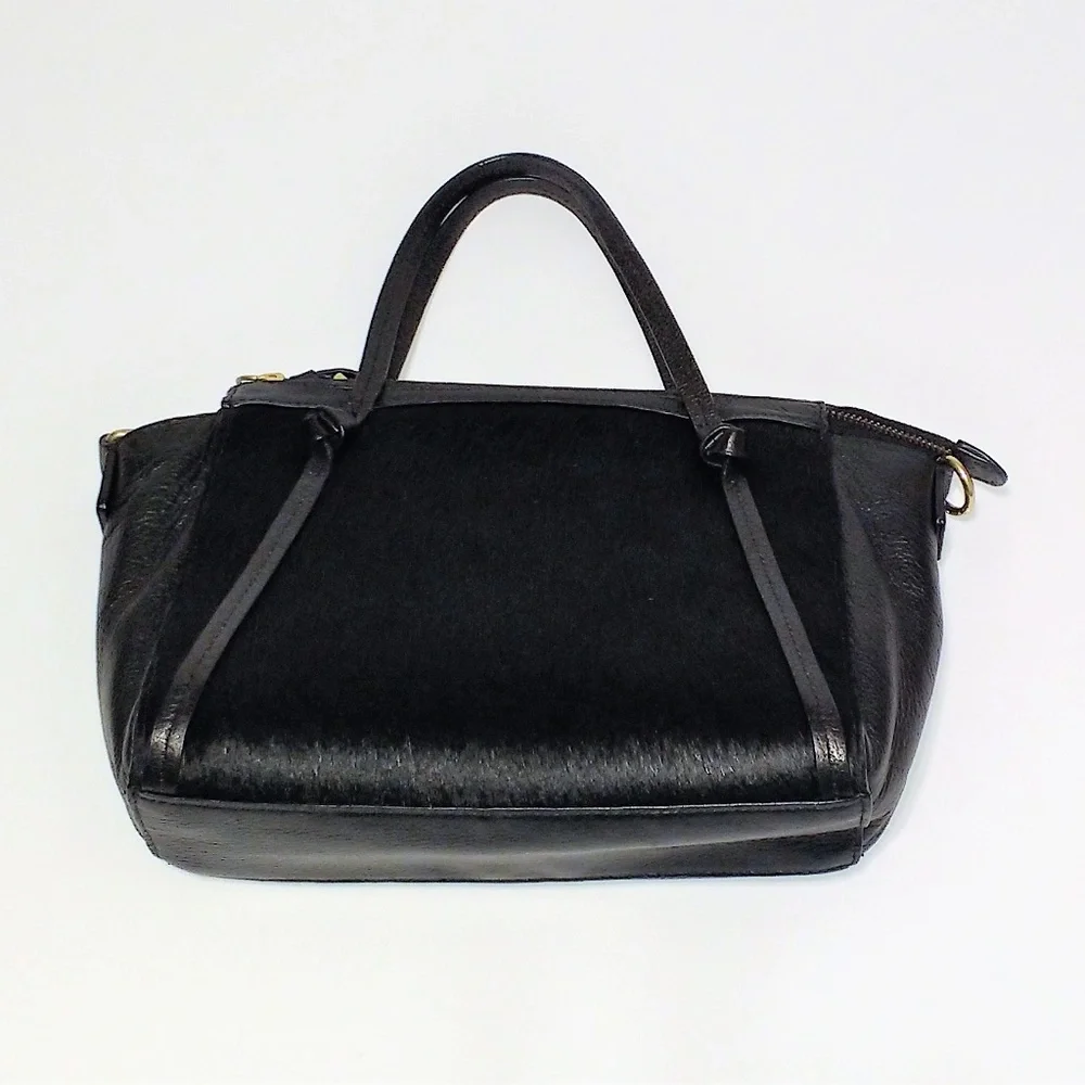 Foley + Corinna Tight Rope Calf Hair Mini Satchel